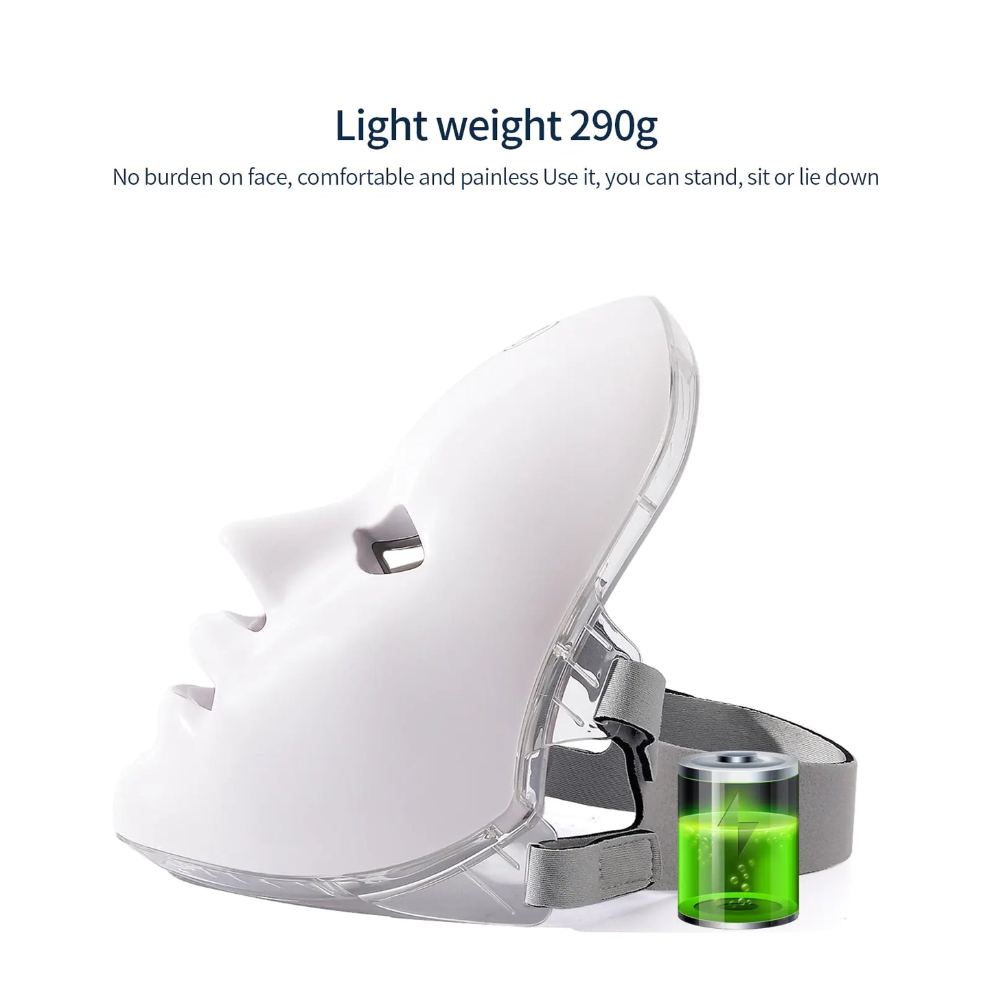 LumiGlow SkinWave Facial LED Mask