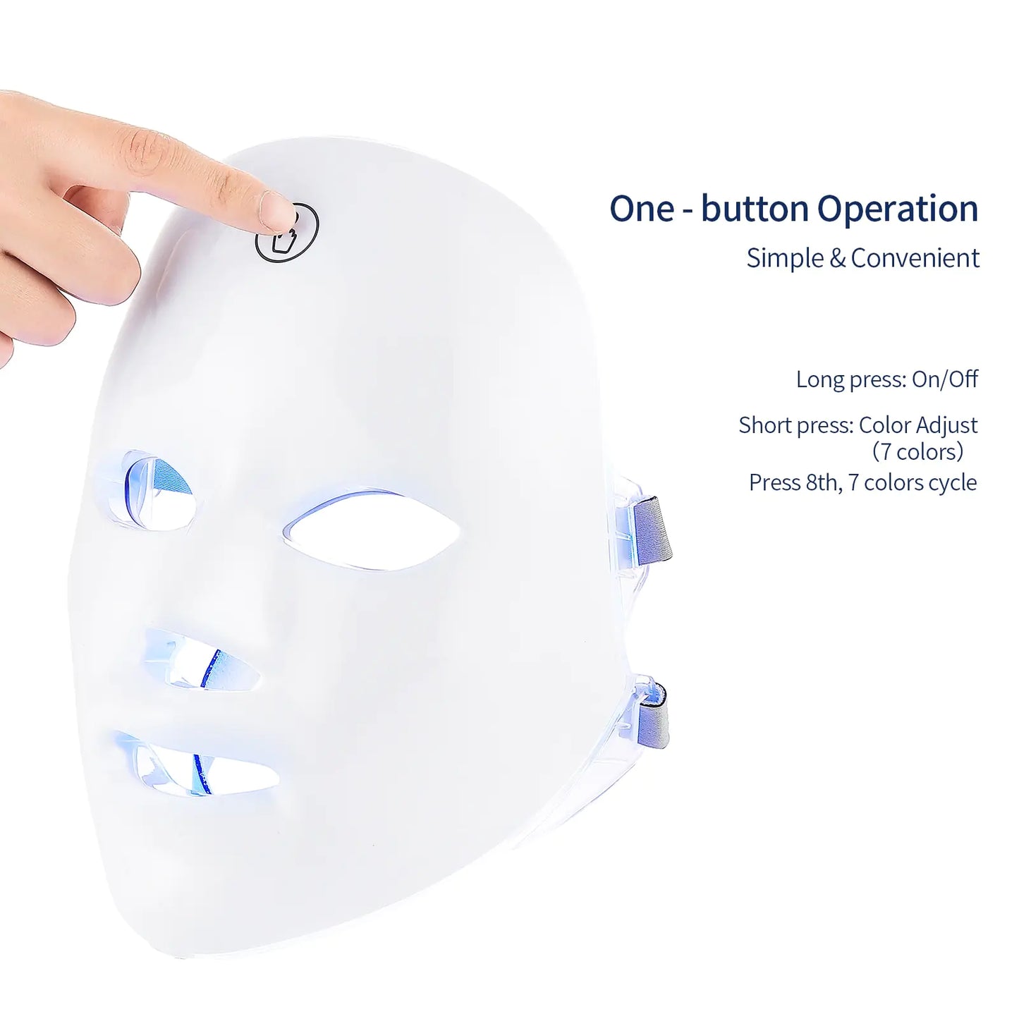 LumiGlow SkinWave Facial LED Mask